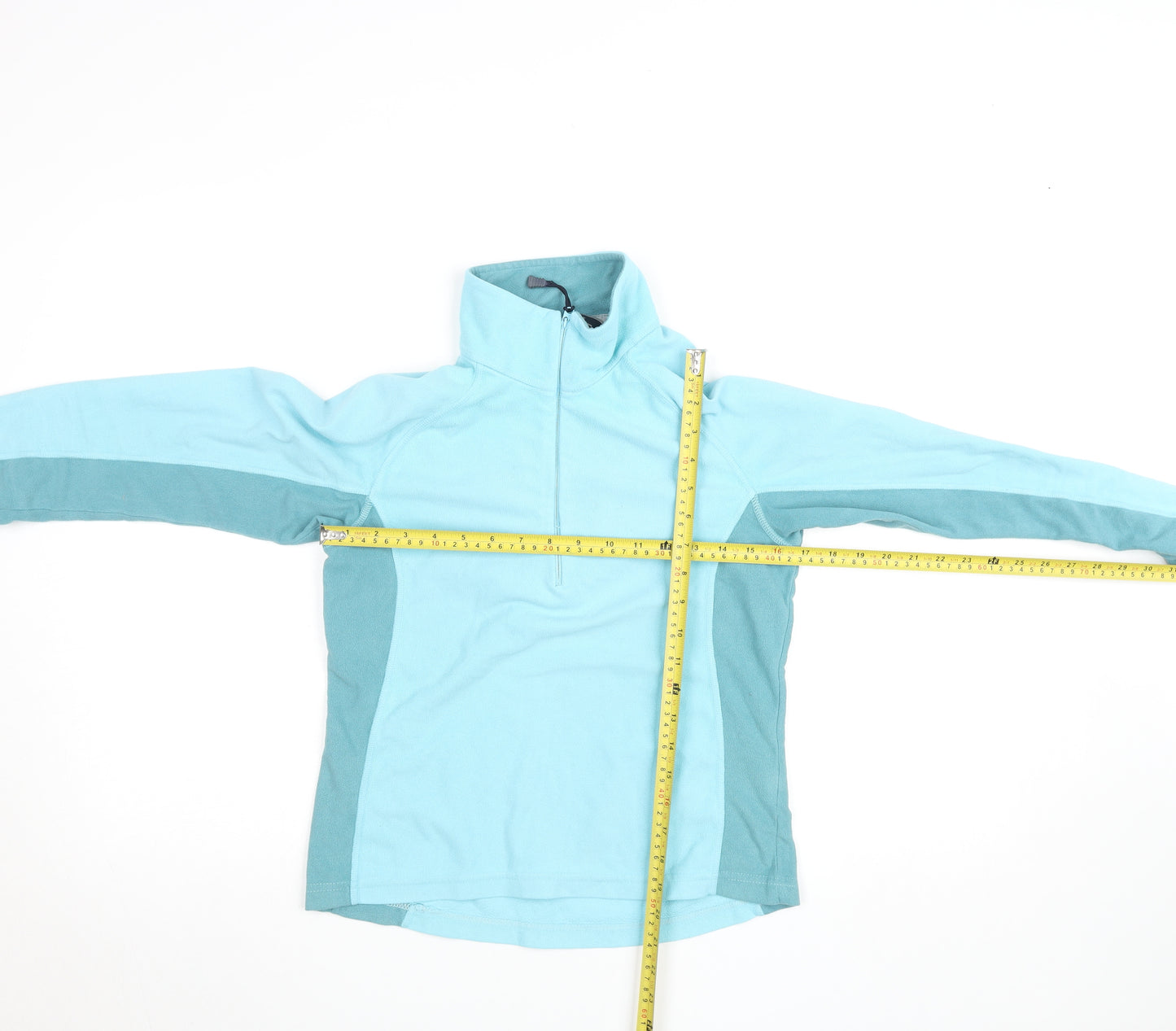 Berghaus Women Blue Size 8 1/2 Zip Fleece Pullover Sweatshirt