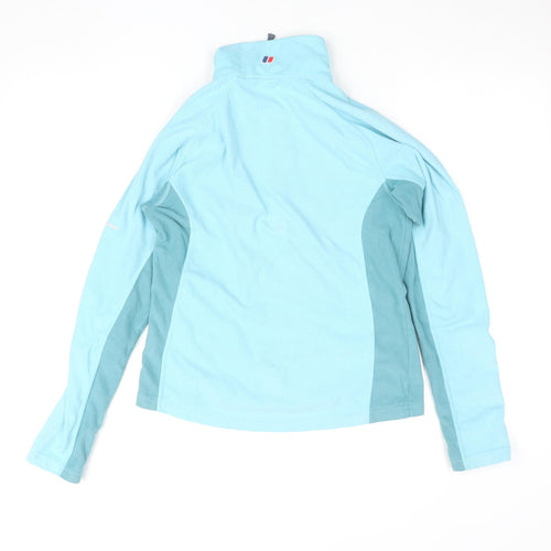 Berghaus Women Blue Size 8 1/2 Zip Fleece Pullover Sweatshirt
