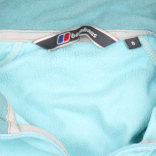 Berghaus Women Blue Size 8 1/2 Zip Fleece Pullover Sweatshirt