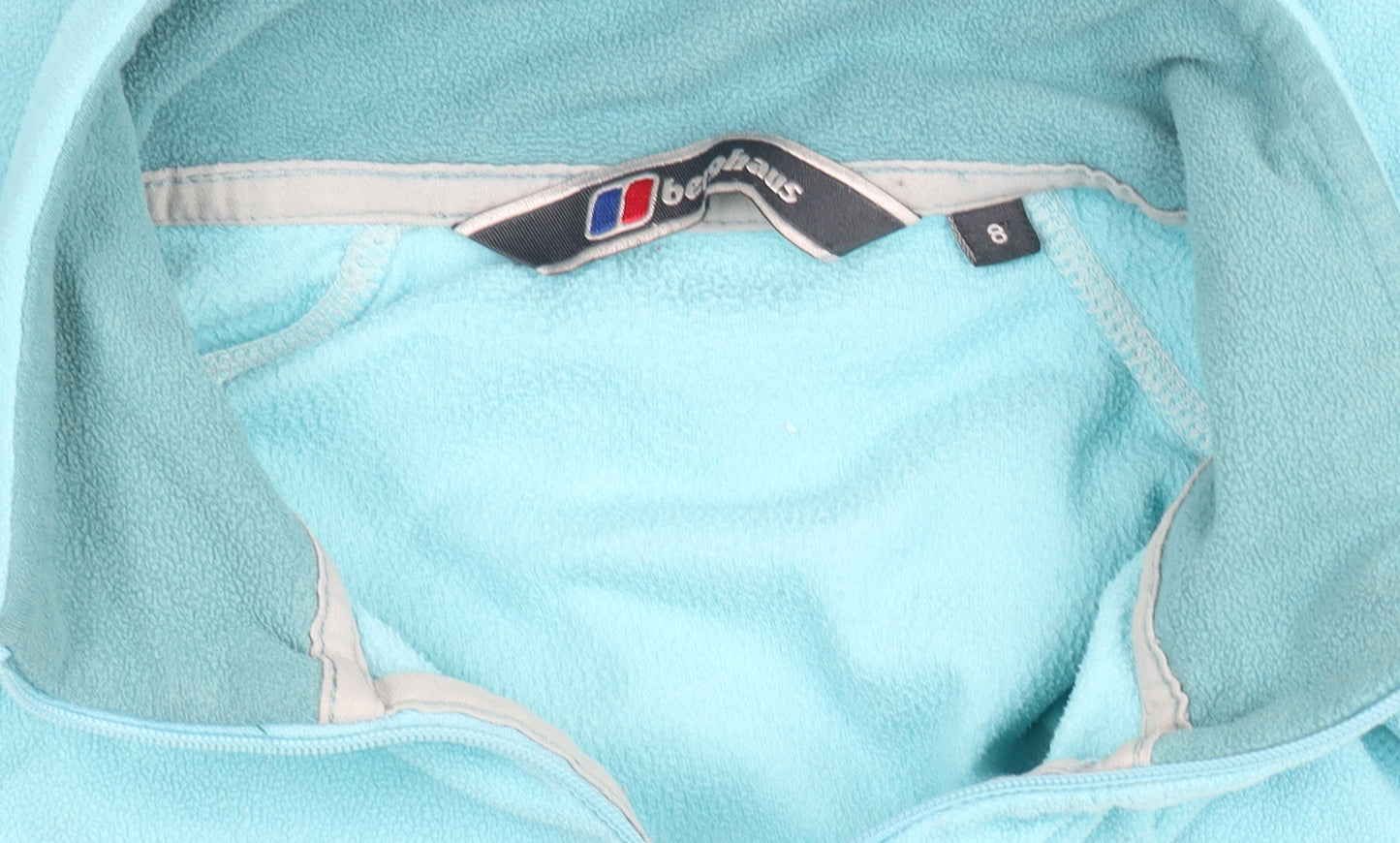 Berghaus Women Blue Size 8 1/2 Zip Fleece Pullover Sweatshirt