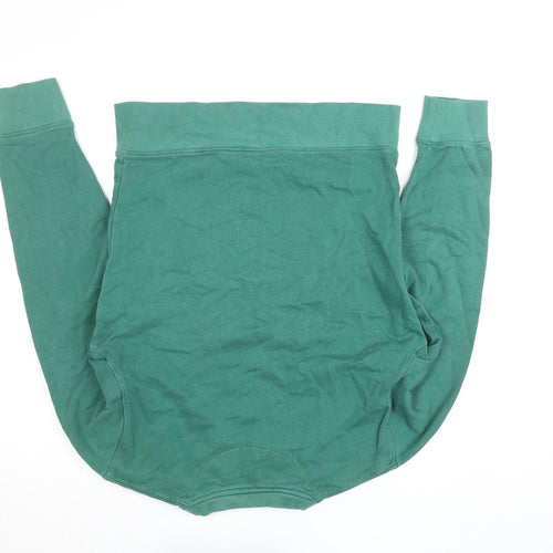 John Lewis ANYDAY Green Cotton Crew Neck Sweatshirt Women’s Small