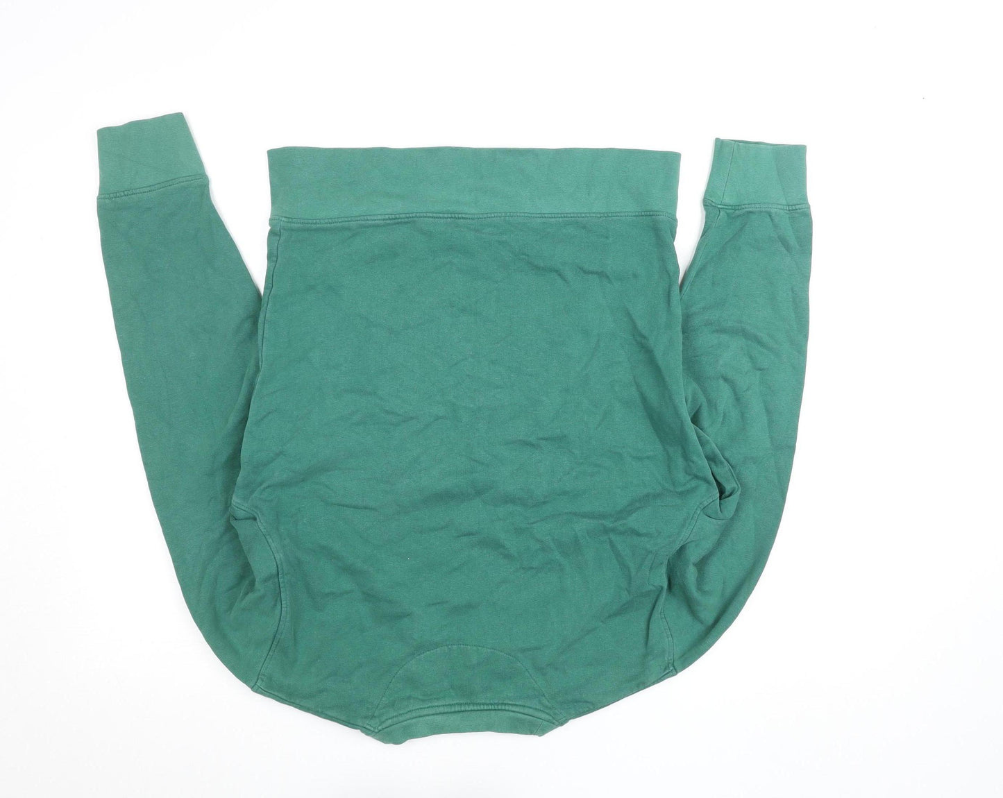 John Lewis ANYDAY Green Cotton Crew Neck Sweatshirt Women’s Small