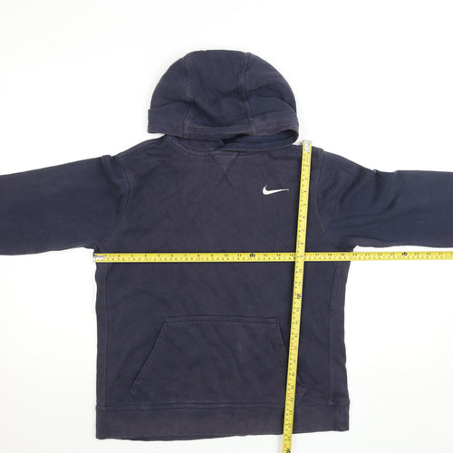Nike Teens Blue Pullover Hoodie XL Logo Fleece Sweatshirt