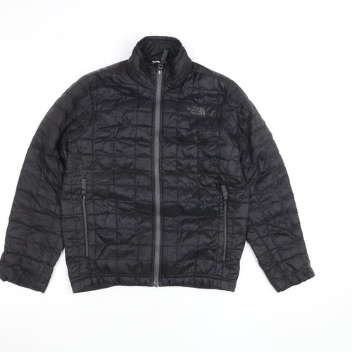 The North Face Boys Black Quilted Insulated Puffer Jacket Size M