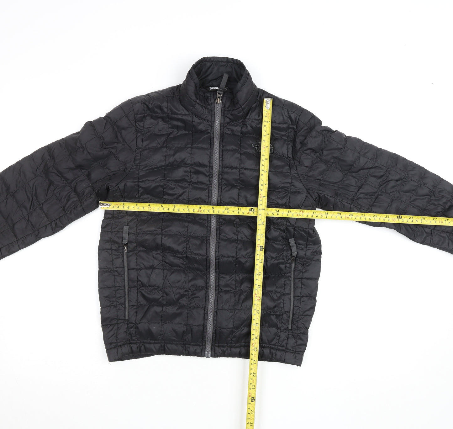 The North Face Boys Black Quilted Insulated Puffer Jacket Size M