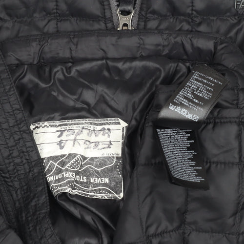 The North Face Boys Black Quilted Insulated Puffer Jacket Size M