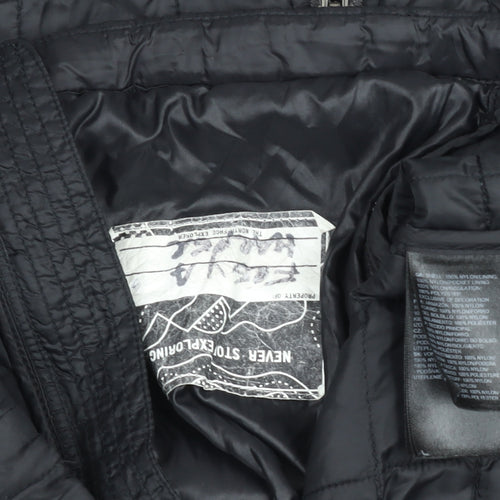 The North Face Boys Black Quilted Insulated Puffer Jacket Size M