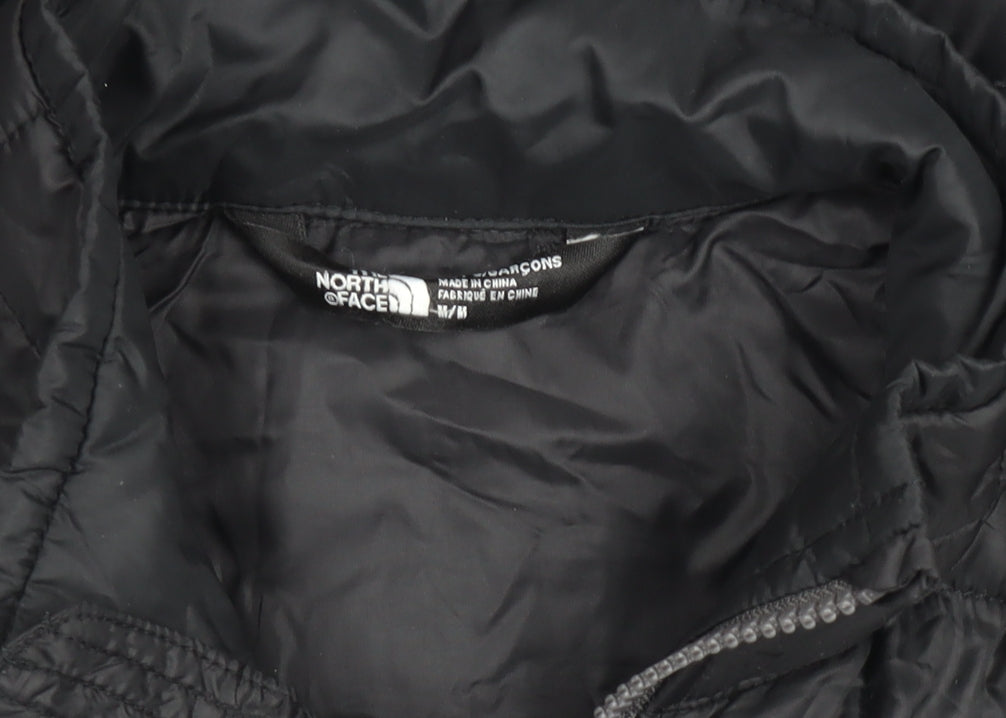 The North Face Boys Black Quilted Insulated Puffer Jacket Size M