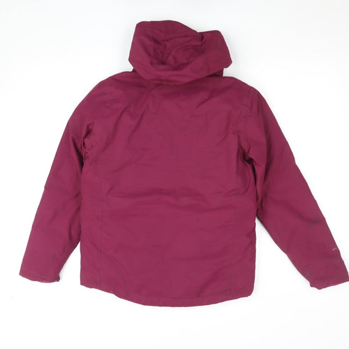Karrimor Teens Pink Hooded Puffer Jacket Size 12 Winter Coat