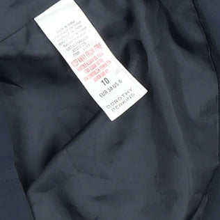 Dorothy Perkins Womens Blue Hooded Parka Jacket Size 10