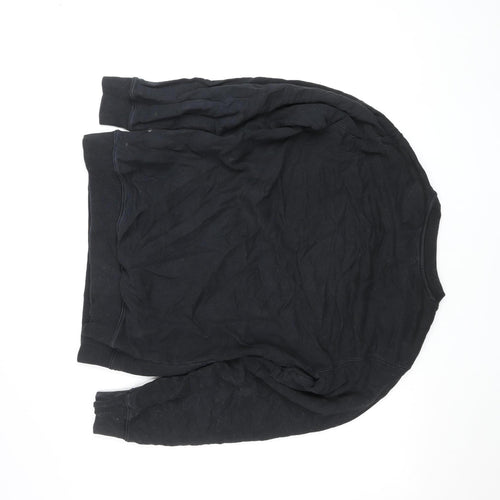 Calvin Klein Jeans Men's Black Logo Sweatshirt Size M Pullover