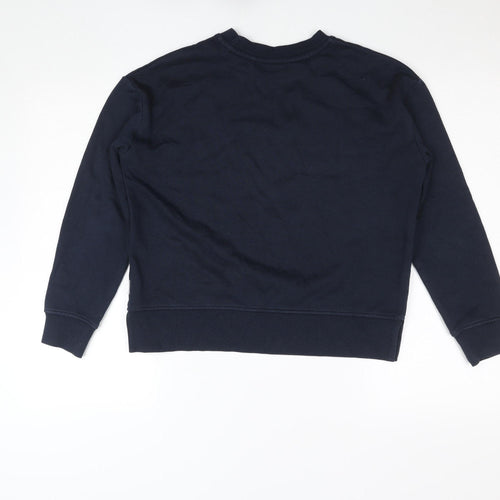 Lee Cooper Originals Women's Navy Blue Pullover Sweatshirt UK 10