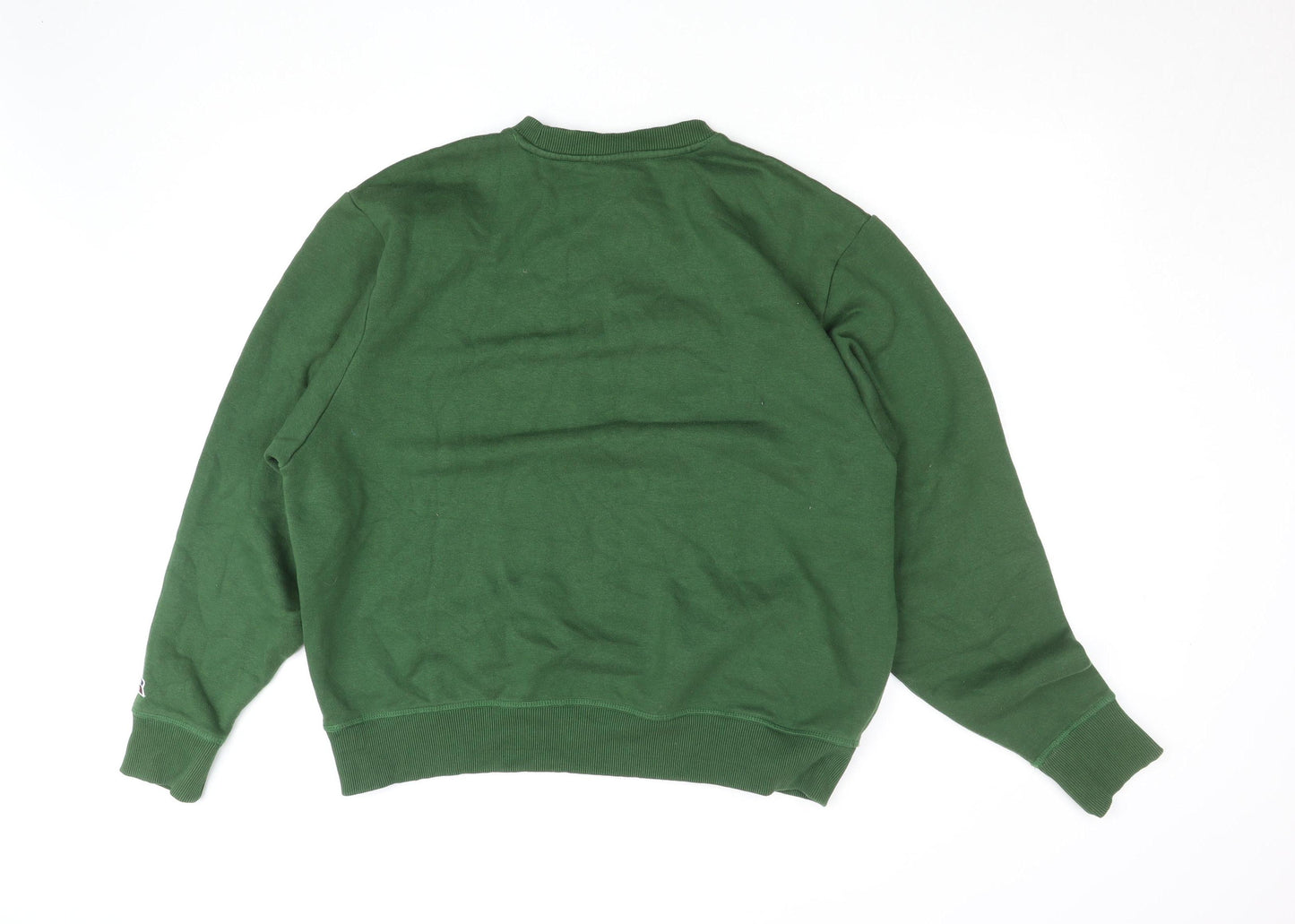 Russell Athletic Men's Green M Crew Neck Logo Sweatshirt