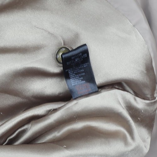 Monsoon Women’s Beige Mid-Length Hooded Puffer Coat M