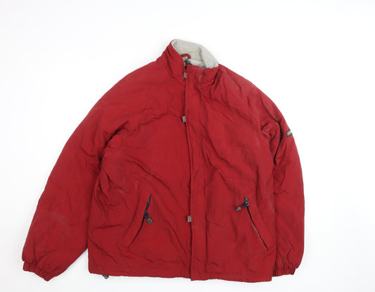 Cedarwood State Men’s Red Puffer Jacket M 39in Nylon Polyester Winter Coat