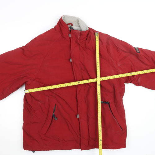 Cedarwood State Men’s Red Puffer Jacket M 39in Nylon Polyester Winter Coat