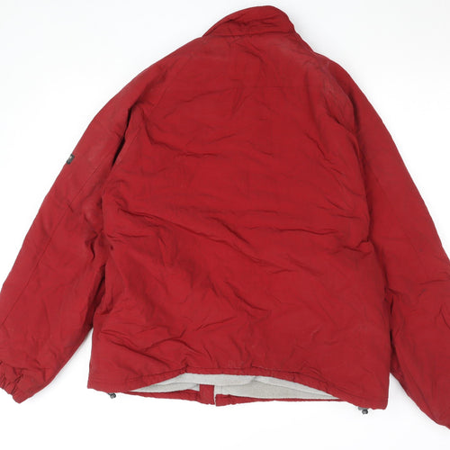 Cedarwood State Men’s Red Puffer Jacket M 39in Nylon Polyester Winter Coat