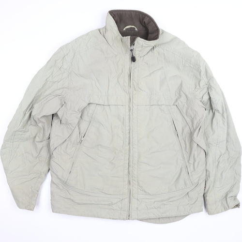 Next Men’s Grey L Basic Jacket Full Zip Lightweight Outerwear