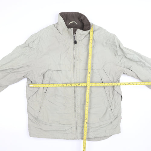 Next Men’s Grey L Basic Jacket Full Zip Lightweight Outerwear