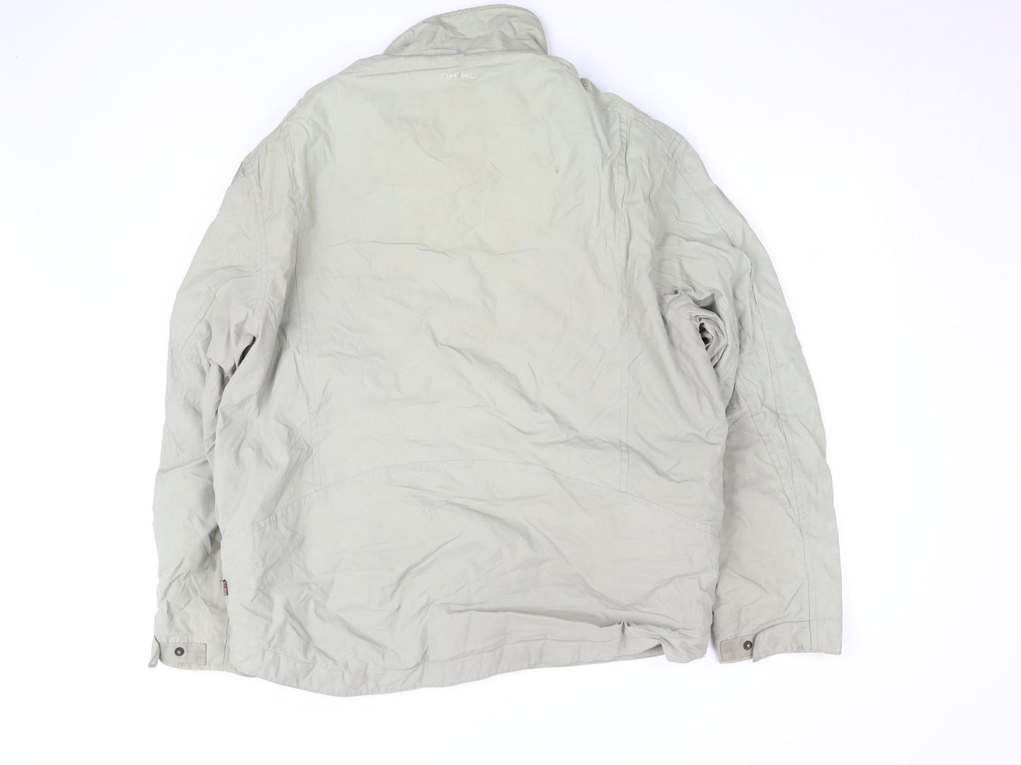 Next Men’s Grey L Basic Jacket Full Zip Lightweight Outerwear
