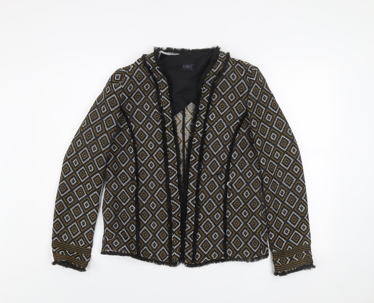 Marks and Spencer Women’s Multicoloured Geometric Blazer Size 10