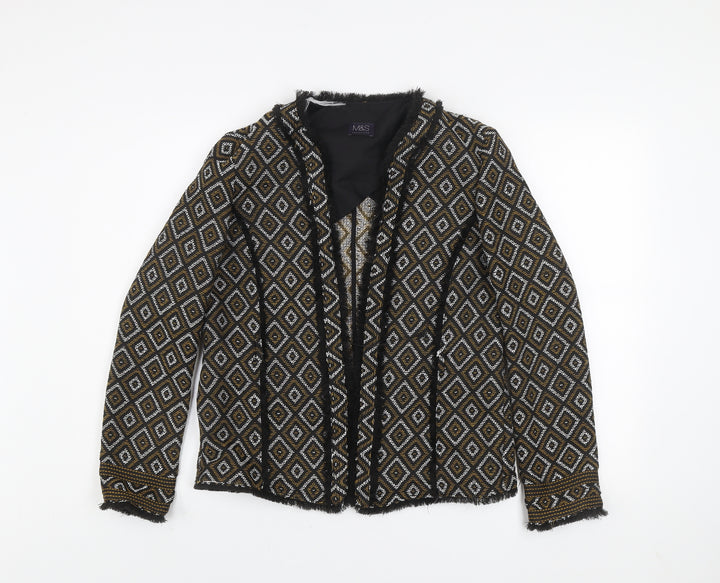 Marks and Spencer Women’s Multicoloured Geometric Blazer Size 10