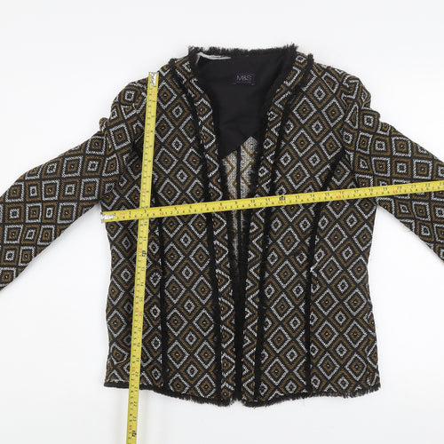 Marks and Spencer Women’s Multicoloured Geometric Blazer Size 10