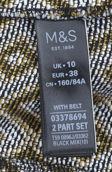 Marks and Spencer Women’s Multicoloured Geometric Blazer Size 10