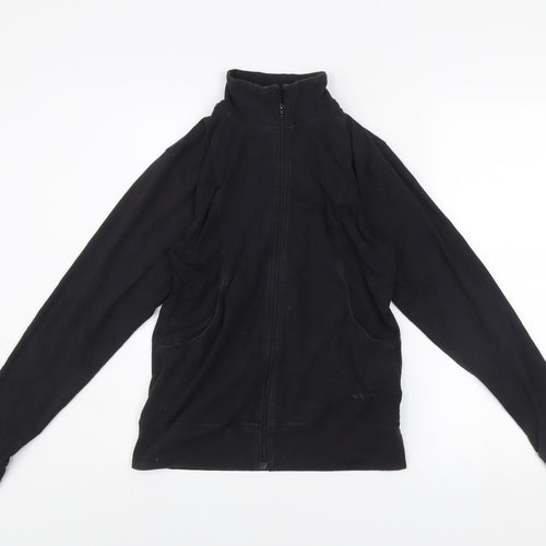 Doone Women's Black L Basic Full Zip Activewear Jacket