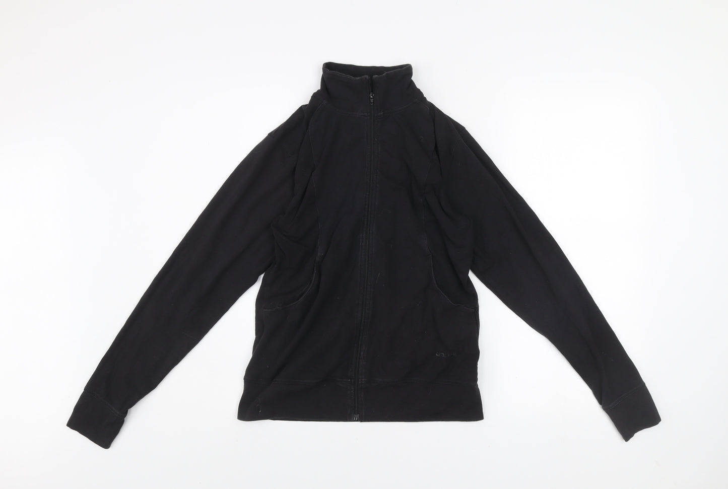 Doone Women's Black L Basic Full Zip Activewear Jacket