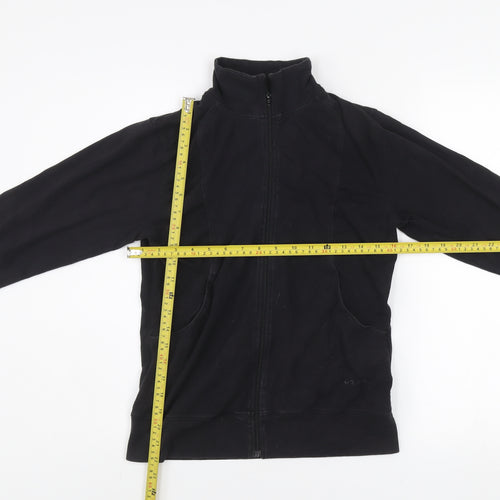 Doone Women's Black L Basic Full Zip Activewear Jacket