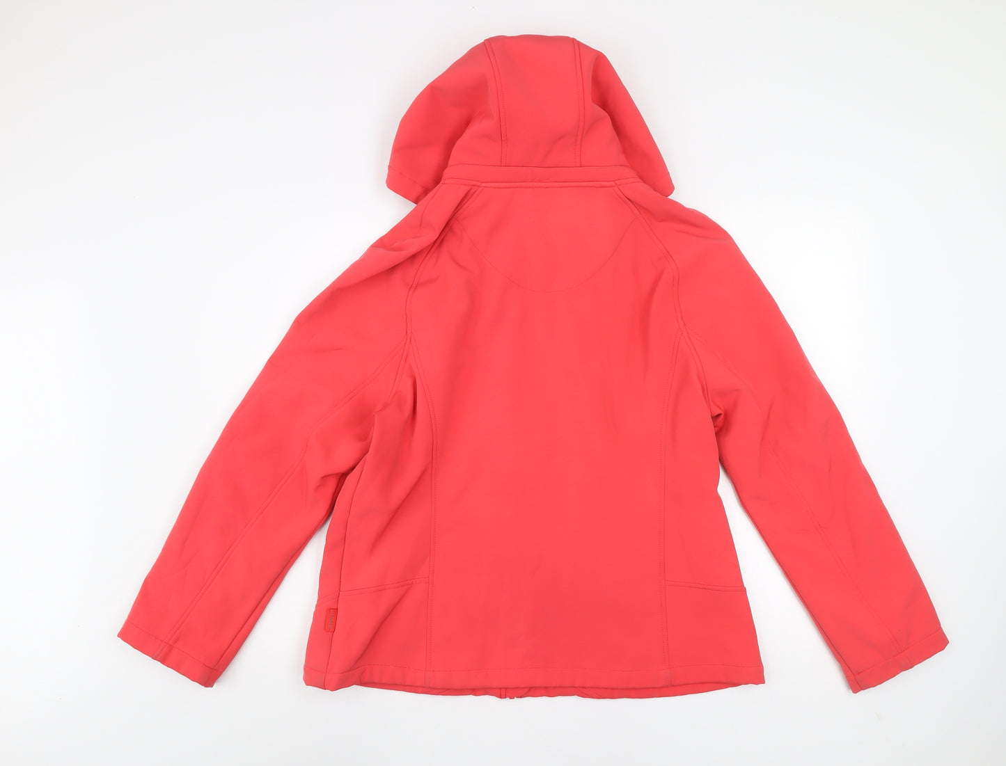 Calvin Klein Women’s Red Softshell Hooded Jacket Size L