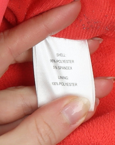 Calvin Klein Women’s Red Softshell Hooded Jacket Size L