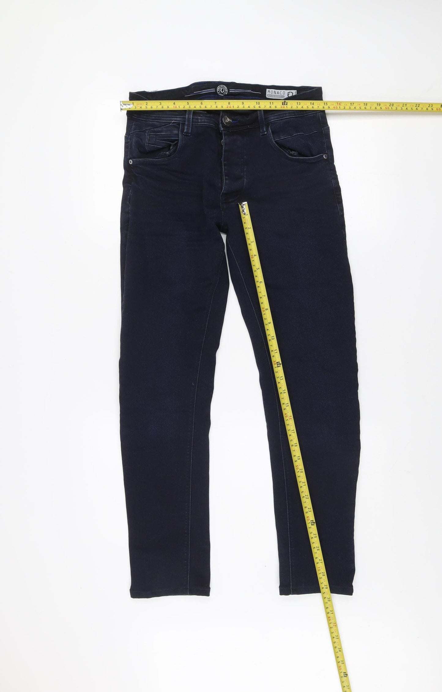 Rolla Coaster Men's Blue Slim Fit Dark Wash Jeans 30R