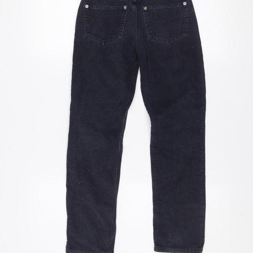 Petit Bateau Boys Black Corduroy Chino Trousers 10 Years