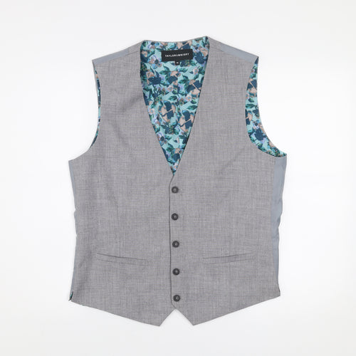 Taylor & Wright Men's Grey Waistcoat Medium 38-40in Classic Fit
