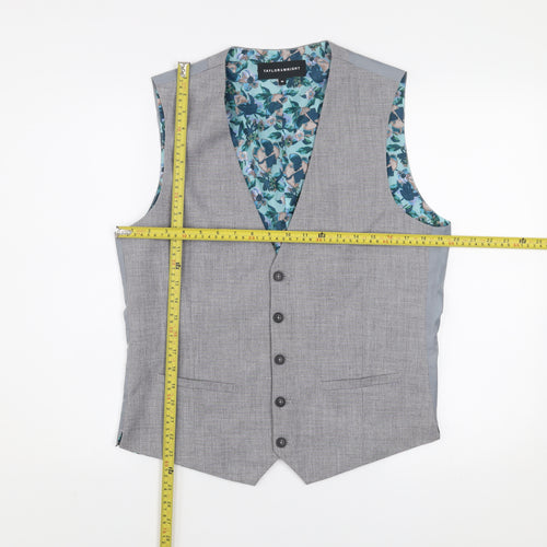 Taylor & Wright Men's Grey Waistcoat Medium 38-40in Classic Fit