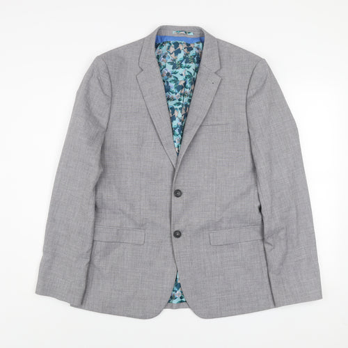 Taylor & Wright Men's Grey Slim Fit Blazer Jacket 40R