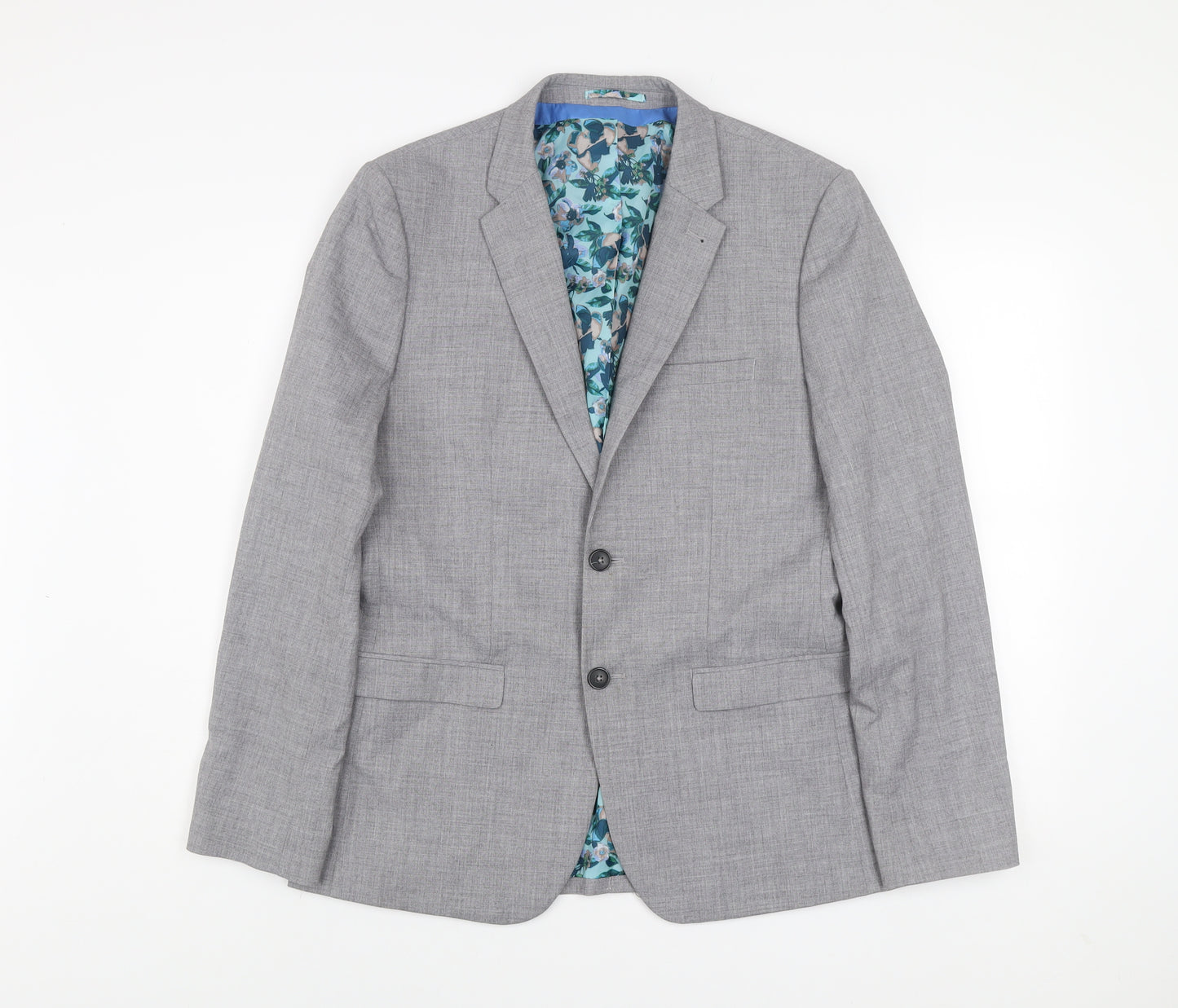 Taylor & Wright Men's Grey Slim Fit Blazer Jacket 40R