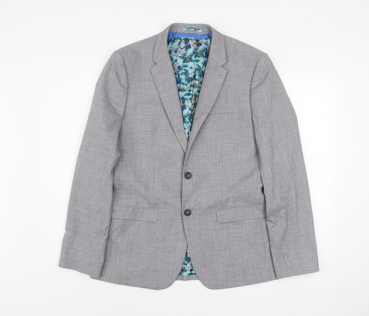 Taylor & Wright Men's Grey Slim Fit Blazer Jacket 40R