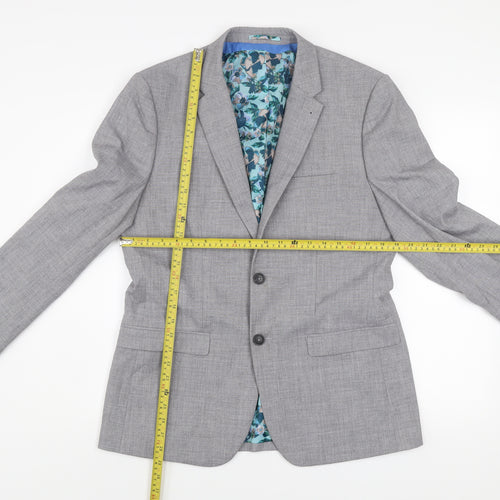 Taylor & Wright Men's Grey Slim Fit Blazer Jacket 40R