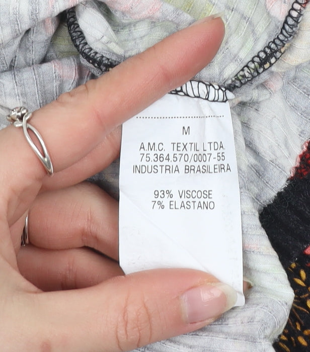 Disney Colcci Women’s Multicoloured Off Shoulder Floral Mickey Top M