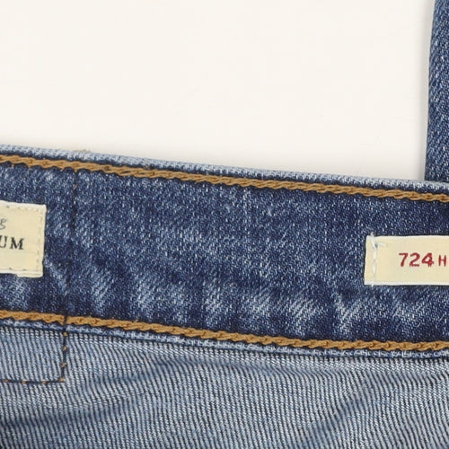 Levi's Premium Men's Blue 724 High Rise Straight Jeans Size 29 Denim