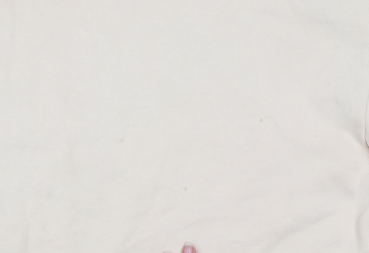 Marks and Spencer Women’s Beige Cotton Blend Pullover Sweatshirt UK 12