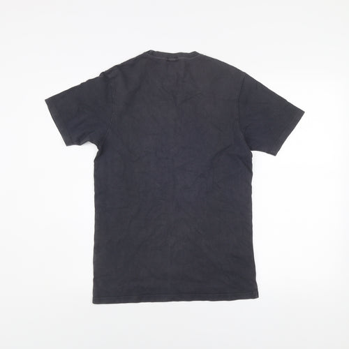 Paul Smith Men's Black M Graphic P Logo Cotton T-Shirt