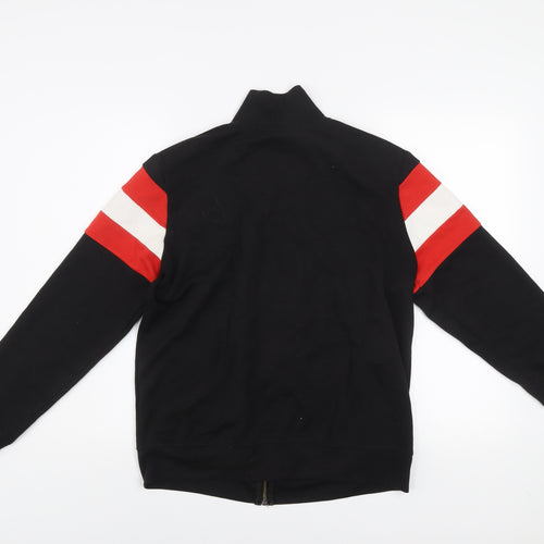 Criminal Damage Men's Black Red White Track Jacket Size S Full Zip