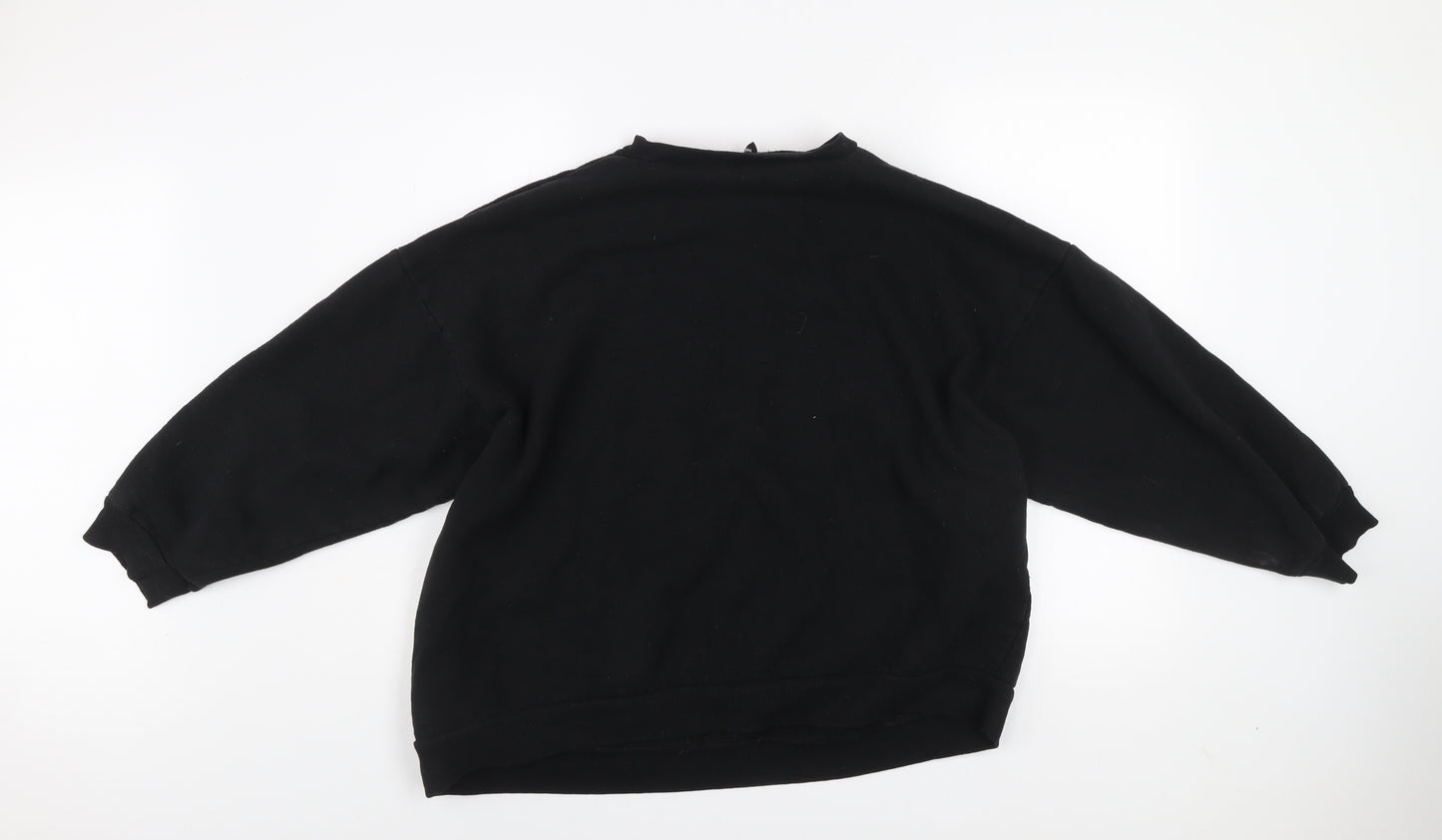 PrettyLittleThing Women Black L Pullover Sweatshirt Copenhagen Print