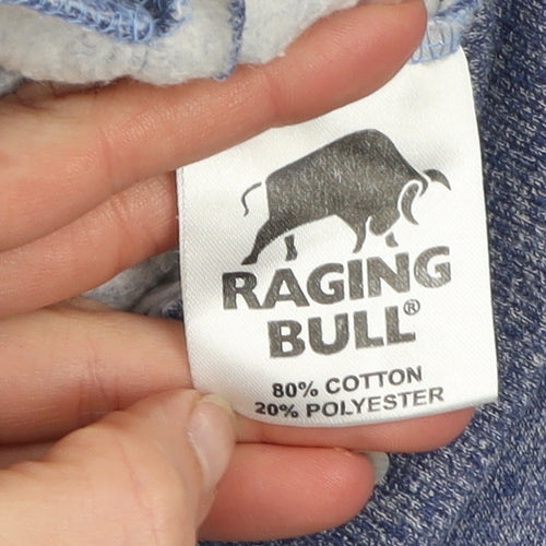 Raging Bull Women Blue Size 14 Hooded Full Zip Track Jacket