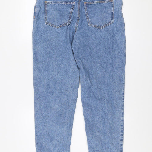 ASOS DESIGN Women Blue Maternity Mom Jeans Size 10 High Rise Denim