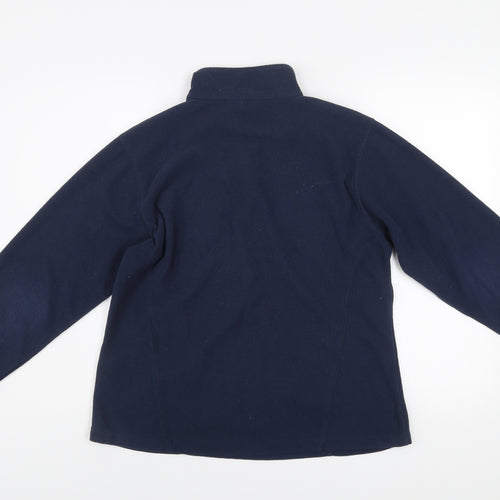 Hawkshead Active Navy 1/2 Zip Fleece Sweatshirt Women's Size 16